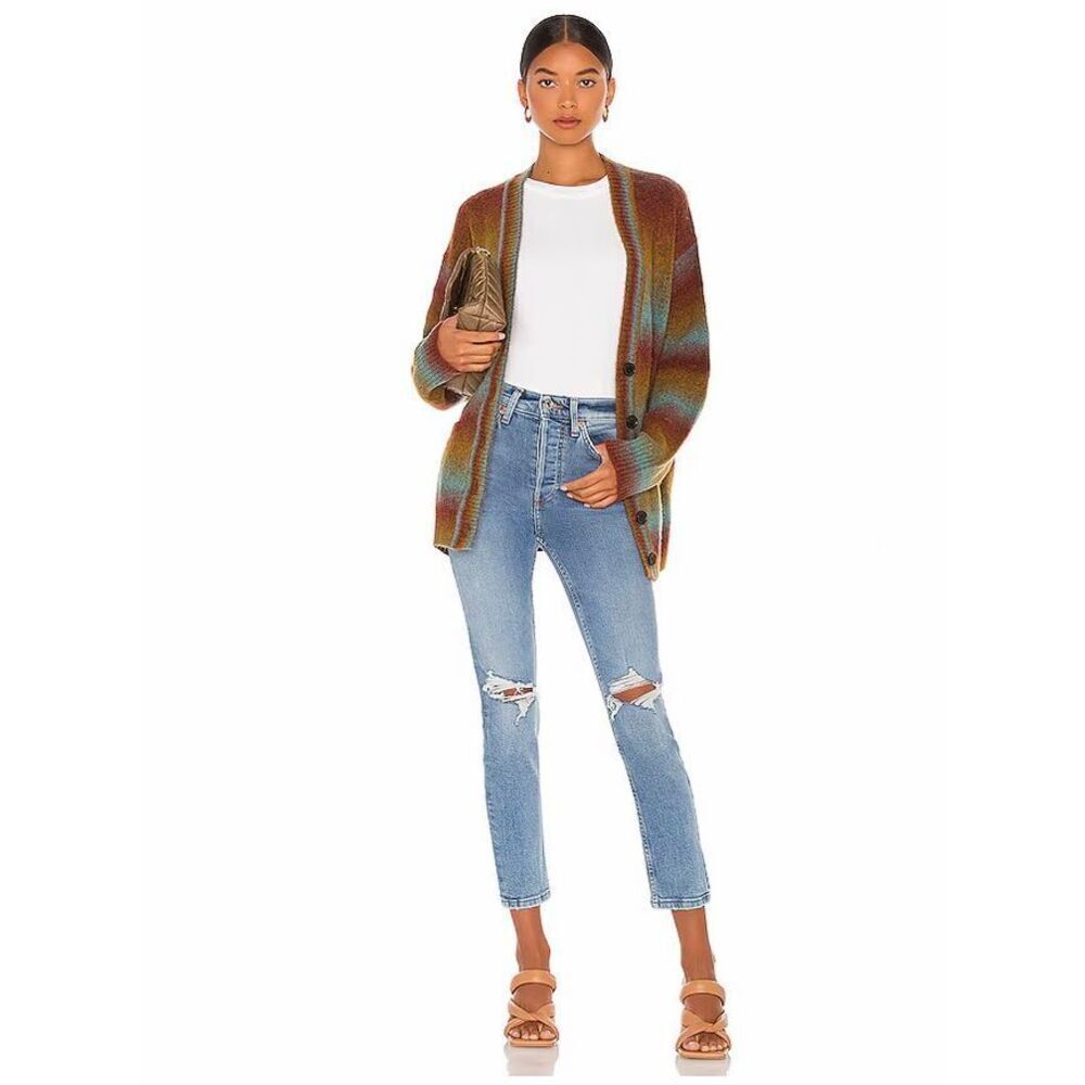 RE/DONE Originals 90s High Rise Ankle Crop in 60s Fade Size 29